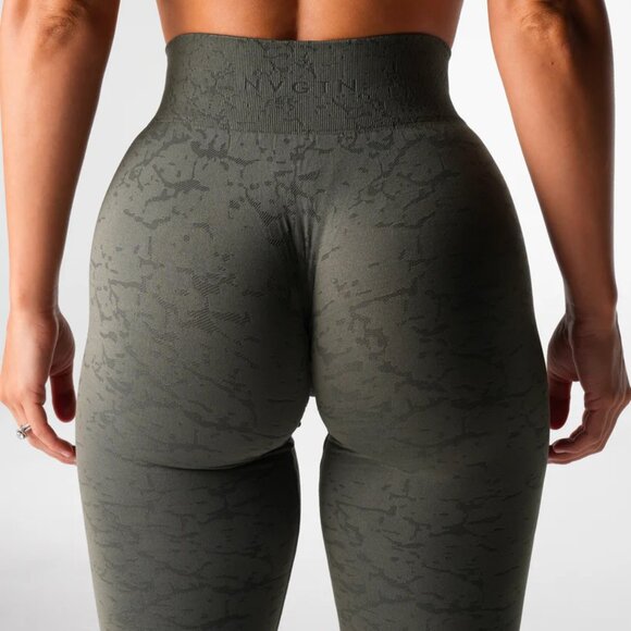 NVGTN Terracotta Digital Seamless Leggings - Picture 1 of 2